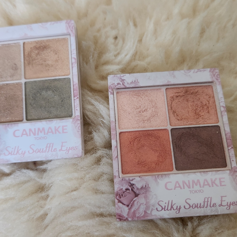 Silky Souffle Eyeshadow Palette - Peach, Brown, and Gray